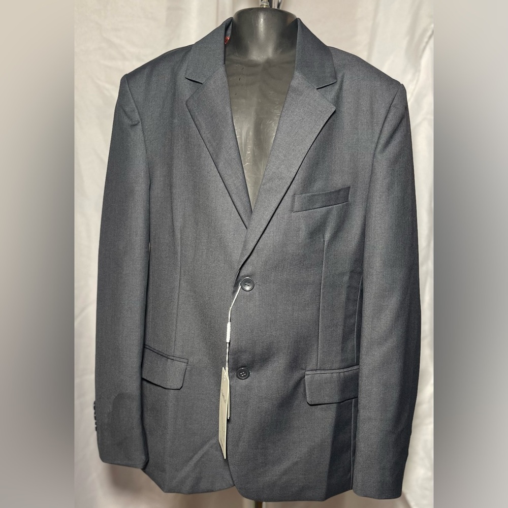 NWT YuanLu Boys Suit Jacket Size 12 Dark Gray
